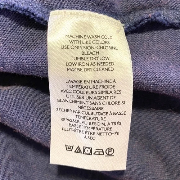 SOLD Free People We The Free Marley Cardigan Tee Top Purple Multi Size Large - Picture 9 of 13